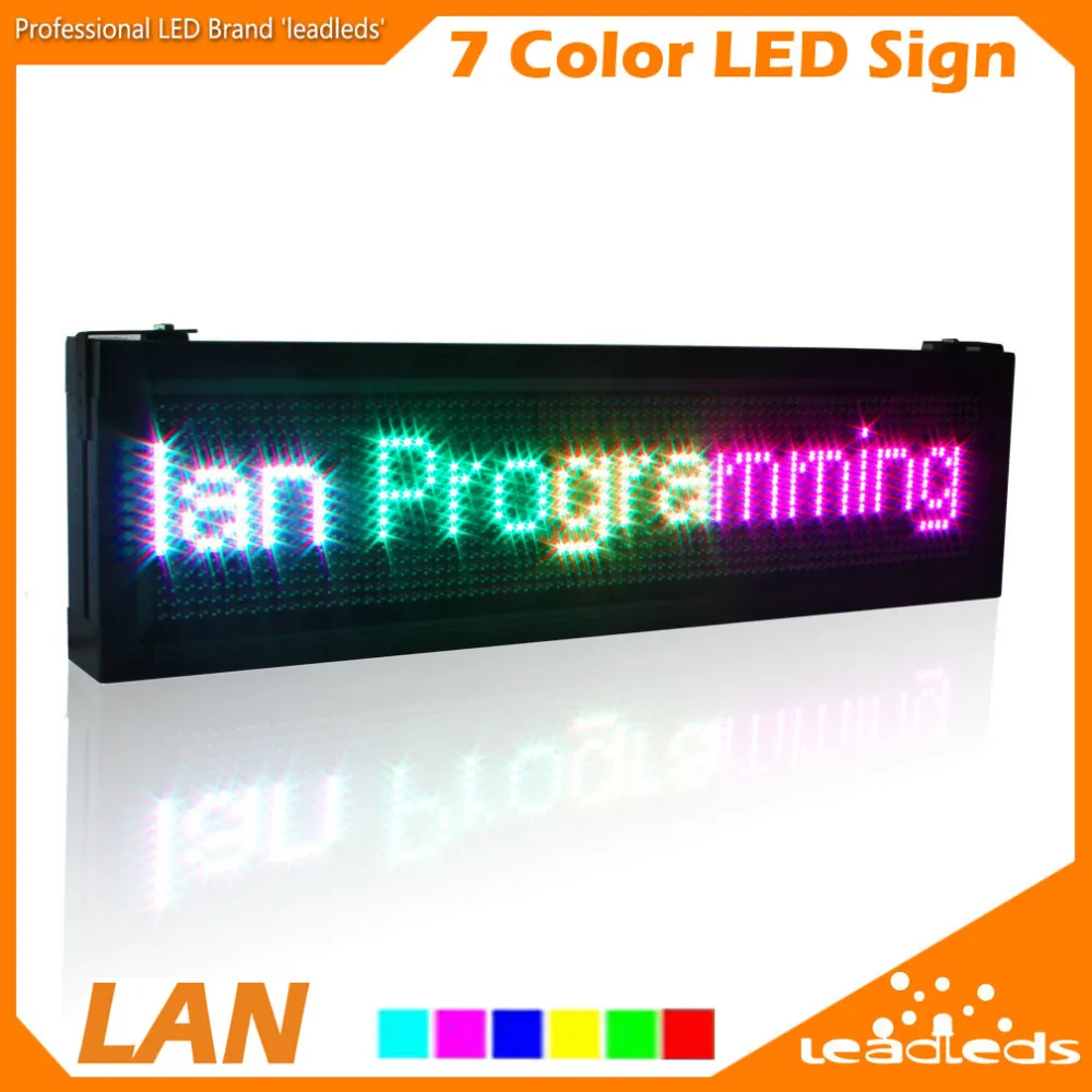 P10 Full Color RGB LED Display Screen Outdoor Waterproof Programmable Scrolling Message for  Store Advertising Business