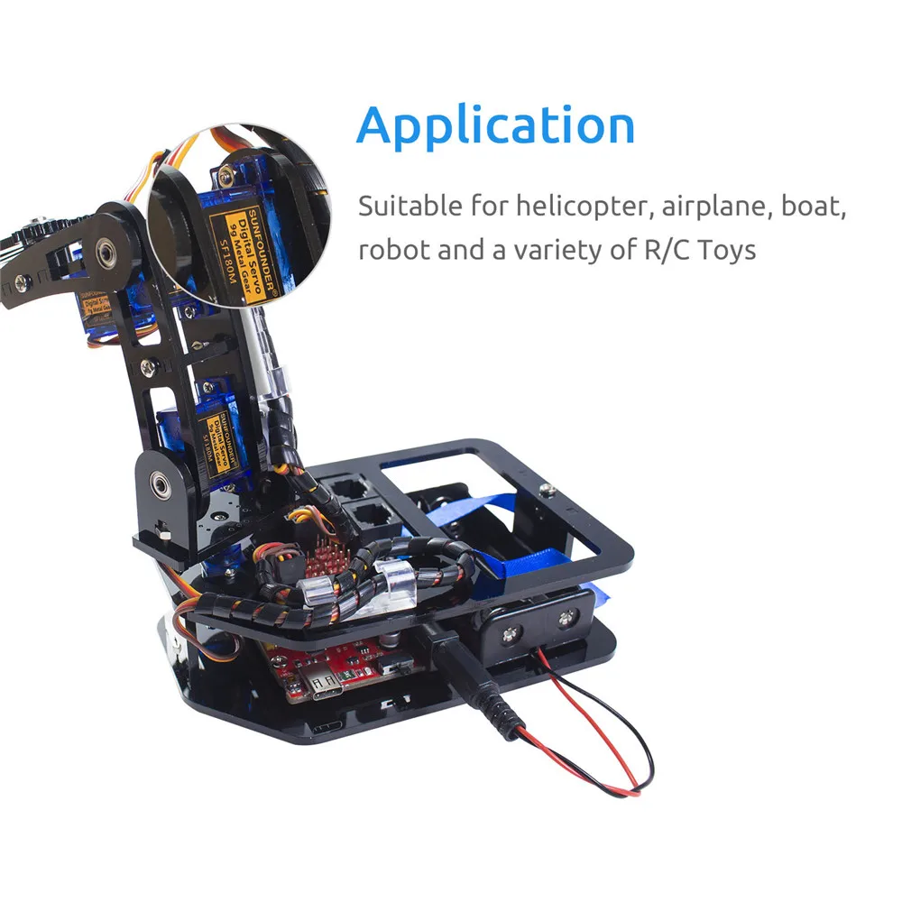 CC SunFounder 2packSF180M cyfrowy pół metalowy pół-metalowy mikro serwo silnik helikopter samolot łódź Robot sterowania 2 paczka