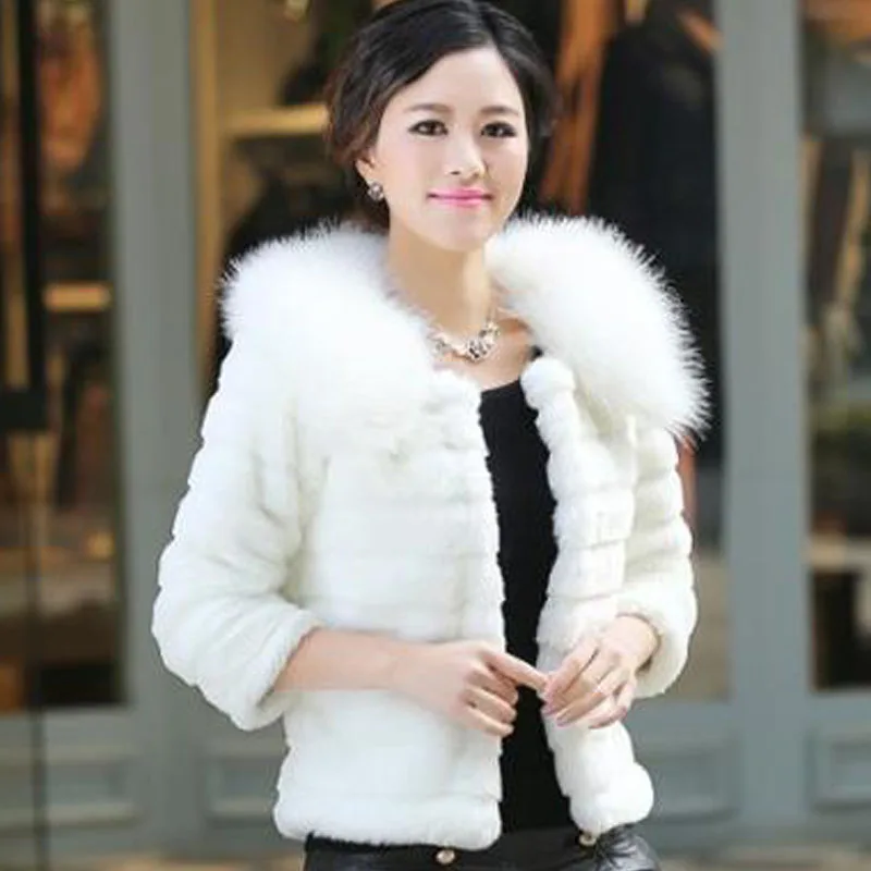 Winter coat new Korean rabbit fur Leather grass plush fur coat large size women coat