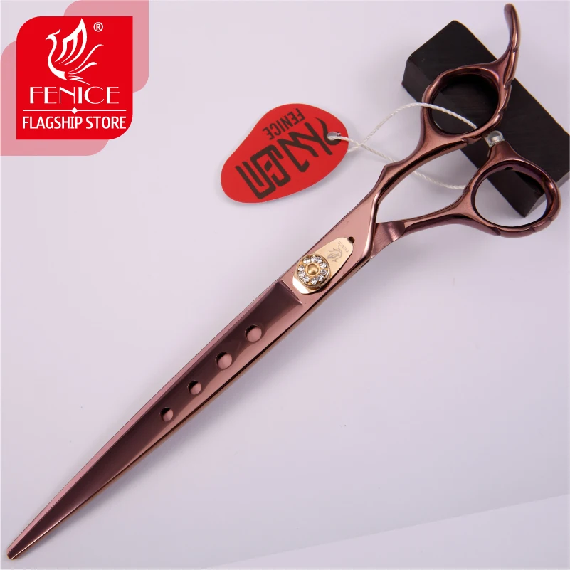 Fenice 7.0 7.5 8.0 inch professional JP440C pet dog cat grooming cutting scissors straight shears