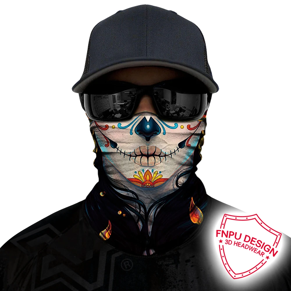 BJMOTO Outdoor Scarves Sports Bandana Scarf Hunting Camping Balaclava Cycling Headwear Hiking Washouts Magic Face Mask Shield