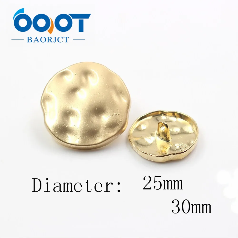 OOOT BAORJCT A-18315-27,10 pcs,25/30mm High quality classic fashion metal buttons clothing accessories DIY handmade