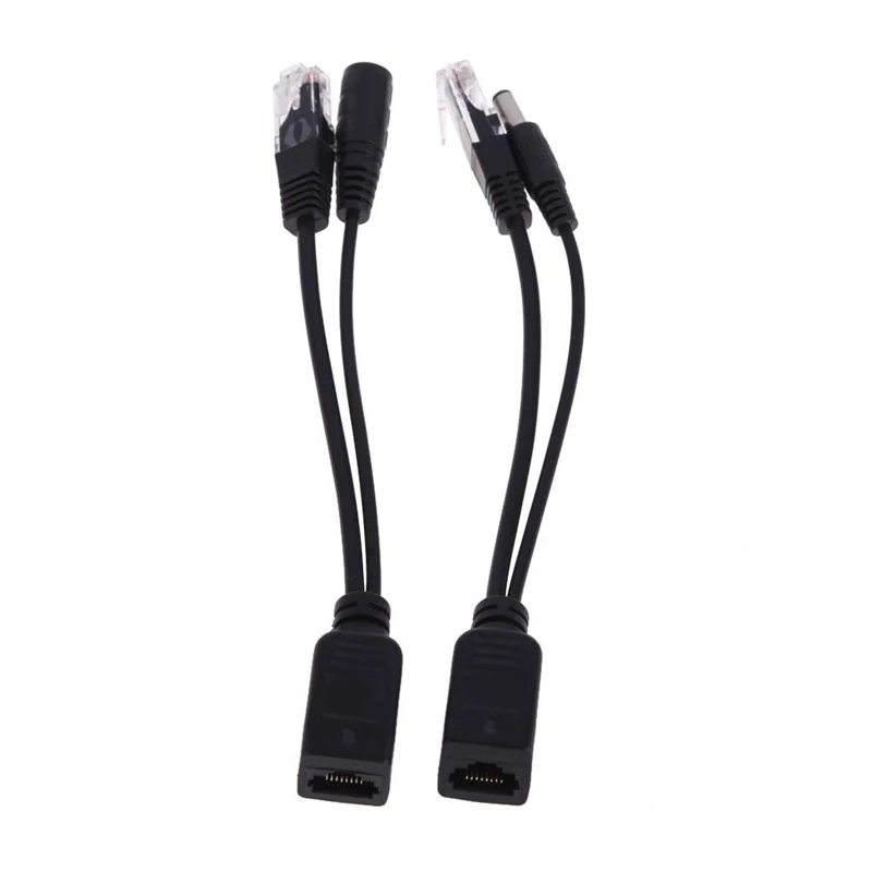 REDEAGLE (3pair) POE Adapter Connectors Passive Power cable Ethernet PoE Adapter RJ45 Injector + Splitter Kit 5V 12V 24V 48V