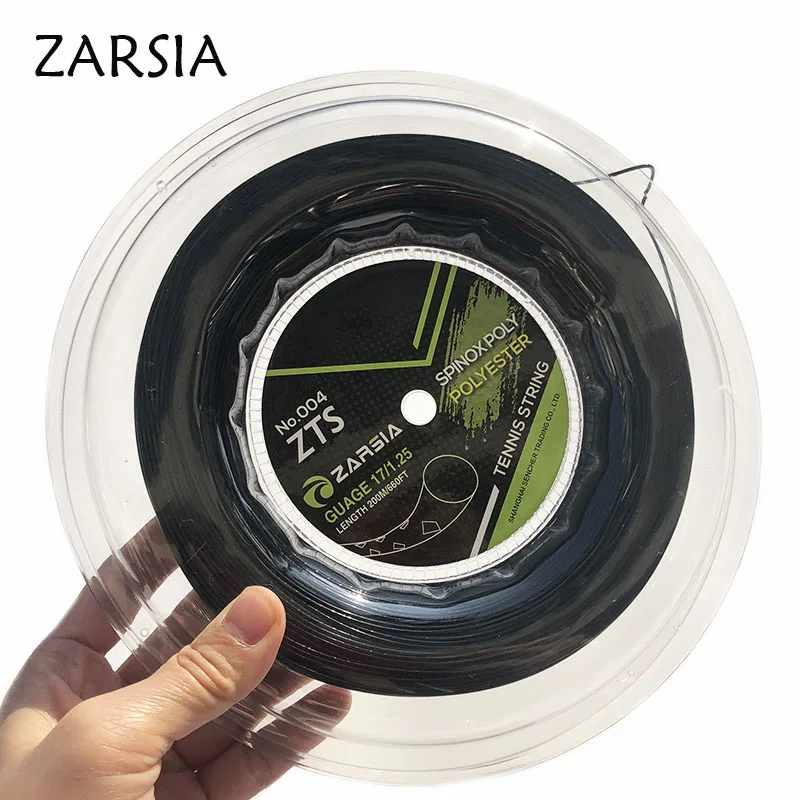 Corda da tennis ZARSIA originale nuovissima 1.25mm 200M racchette da tennis string Spinox corde di qualità poli