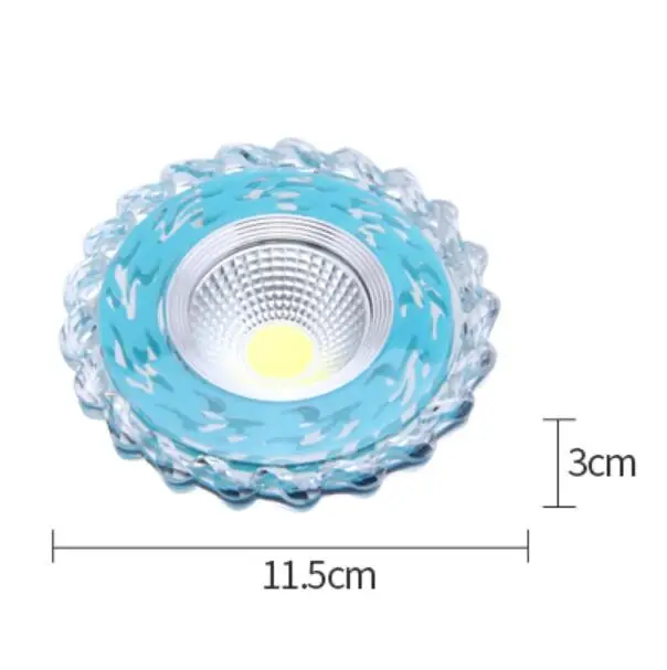 Heldere LED Downlight 3 w warm wit/wit wit/RGB Ronde LED Plafond Inbouwspot Licht 220 V -240 V