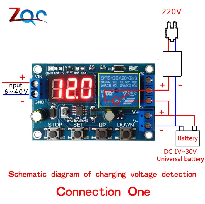 18650 Lithium Battery Charger Board with Over Charge Discharge Protection 6-40V Integrated Circuits Board Module