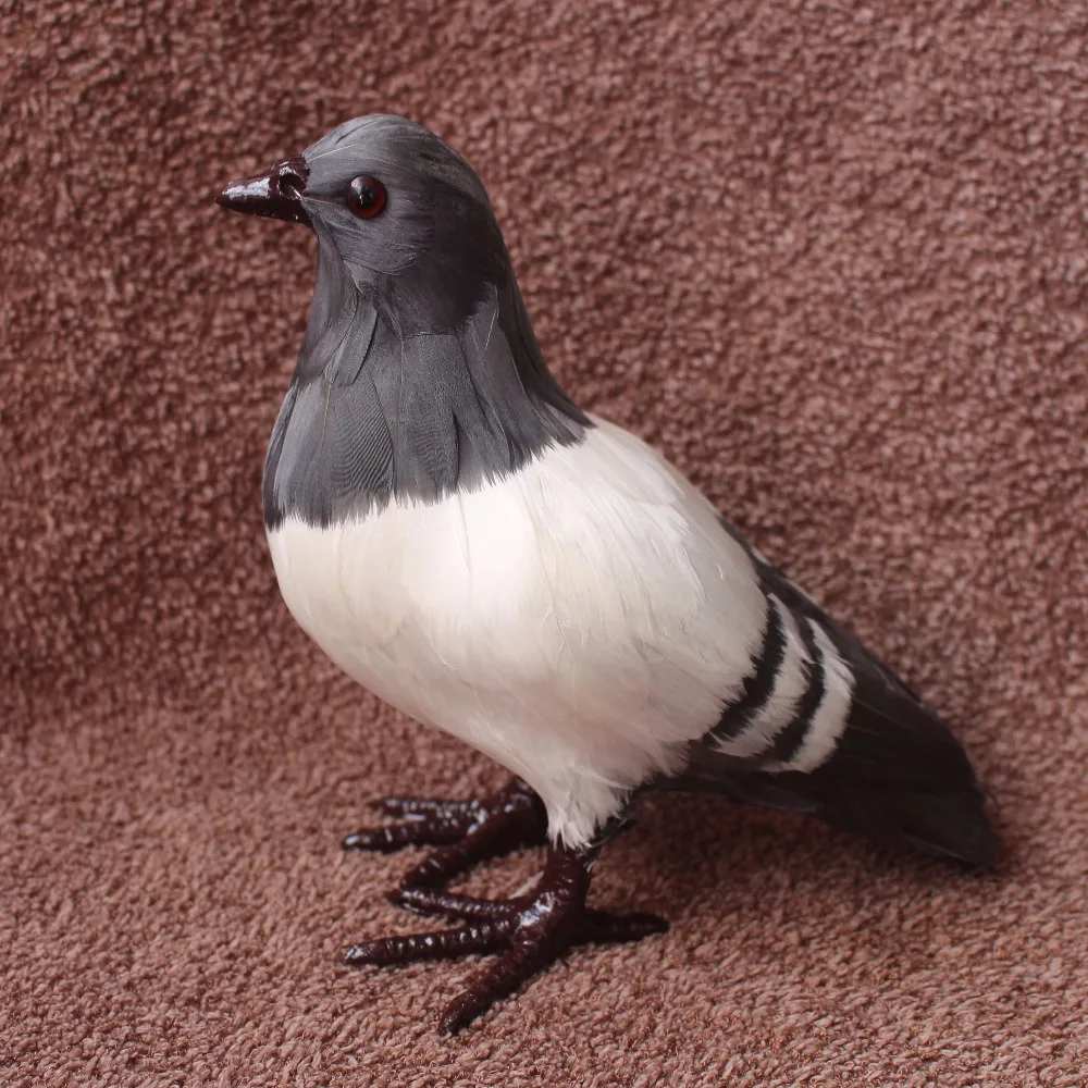 Palomas artificiales de animales para decoración del hogar, accesorios de enseñanza, palomas de simulación de alta calidad, juguete de regalo para niños
