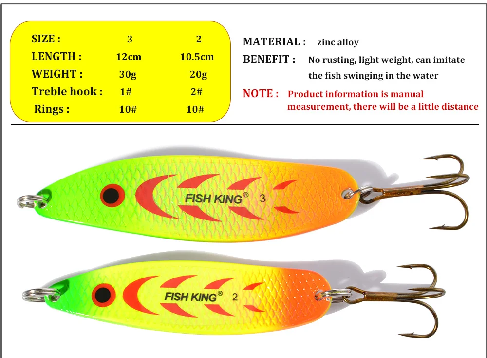 NGB 1 Stück 18g 28g Spinner Angelköder Metallköder Löffelköder Angelzubehör Vissen Pesca Pailletten Einzelhaken – Detail 3