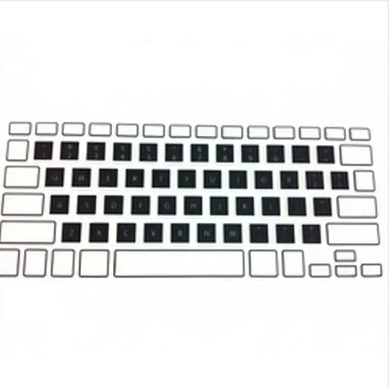 Candy Rainbow Silicone Keyboard Skin Protector Cover Film Guard 15pcs for Apple Macbook Pro Air Retina 13 15 17 for Mac book 13