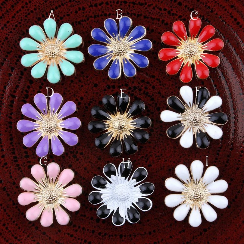 120pcs/lot 18MM Metal Acrylic Rhinestone Buttons for Wedding Embellishment for Hair Accessories Flower Center Headband Supplies