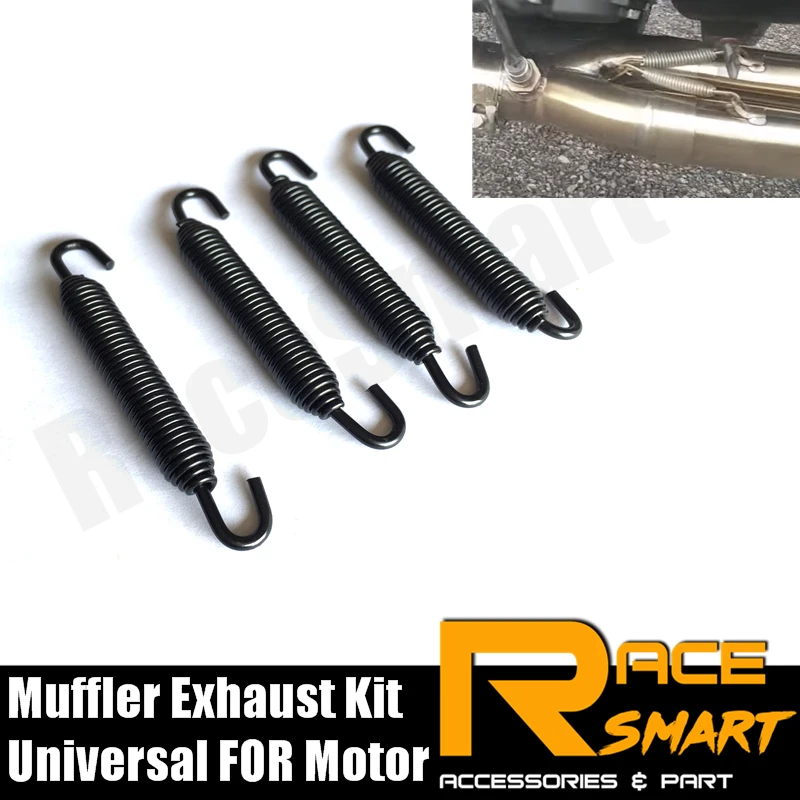 Exhaust Muffler Springs Kit Motorcycle Universal Accessories Spring For BMW R1200GS S1000RR G650X GSXR1300 HAYABUSA DUCATI HONDA