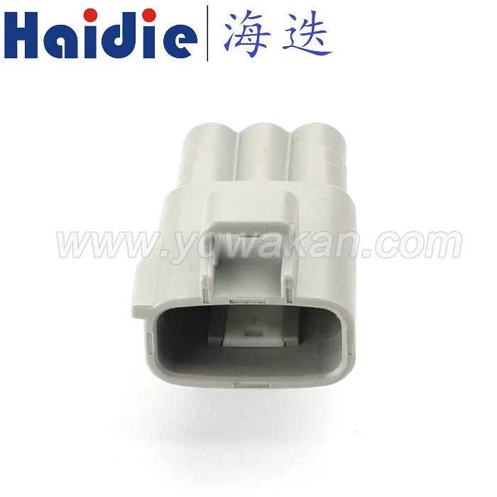 Free shipping 5sets 3pin auto electric male waterproof wire harness plug plastic connector HD0316-2.2-11