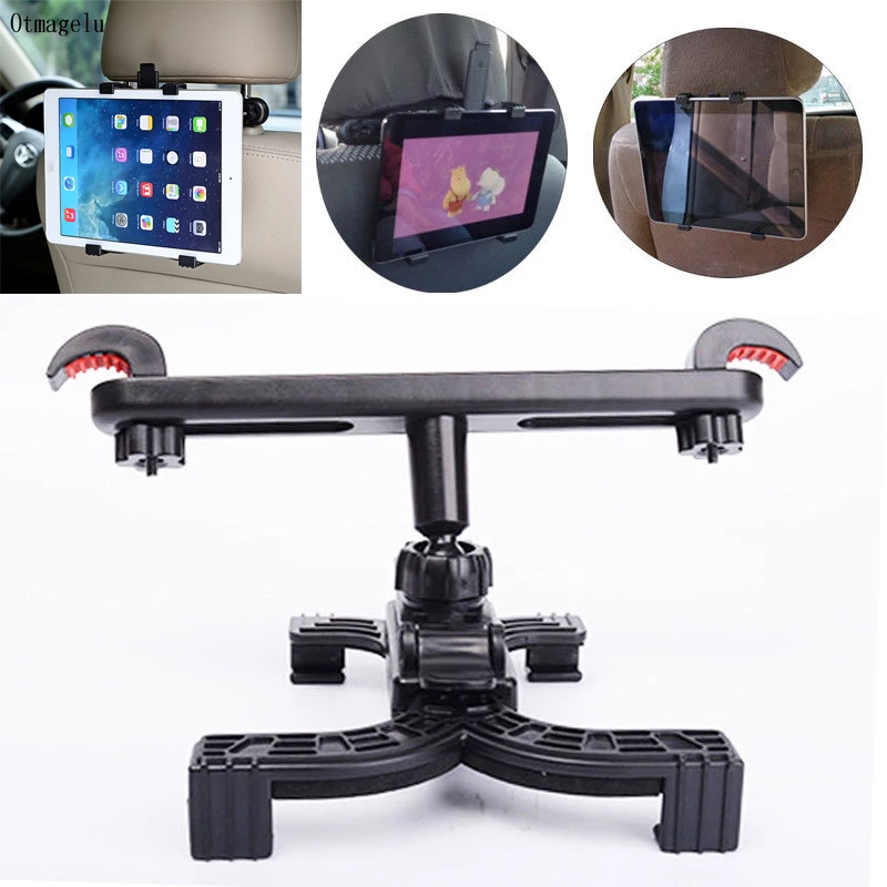 Tablet Stand Mount Holder 360 Rotation Adjustable Bracket Car Back Seat Headrest Seat Navigation Bracket Support for iPad iPhone