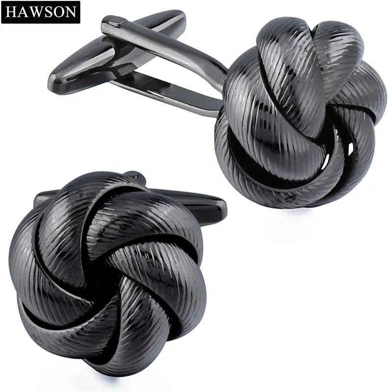 

shirt cufflinks Twist Flower Knot Plain Metal Rhodium/Gun Plated Cuff Button Men's cufflinks Gift Shirt Jewelry cuff cufflinks