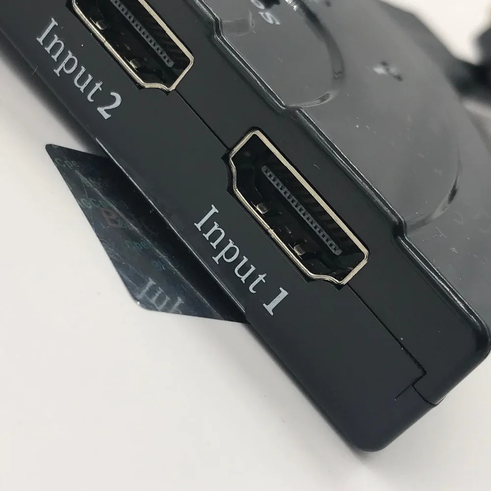 HDTV 스플리터 트리플 암-수 고속 3F-M 스플리터 골드 커넥터, 3 입력 1 출력