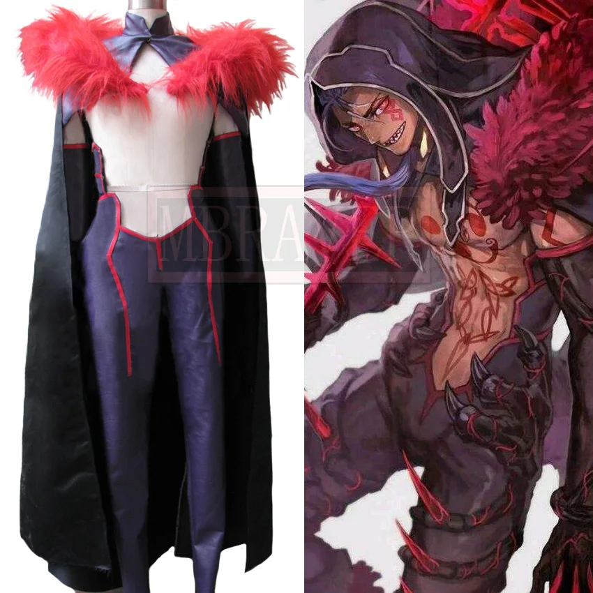 

Fate/Grand Order FGO Alter Cu Chulainn Black Dog Cosplay Costume Party Christmas Halloween Custom Made Any Size