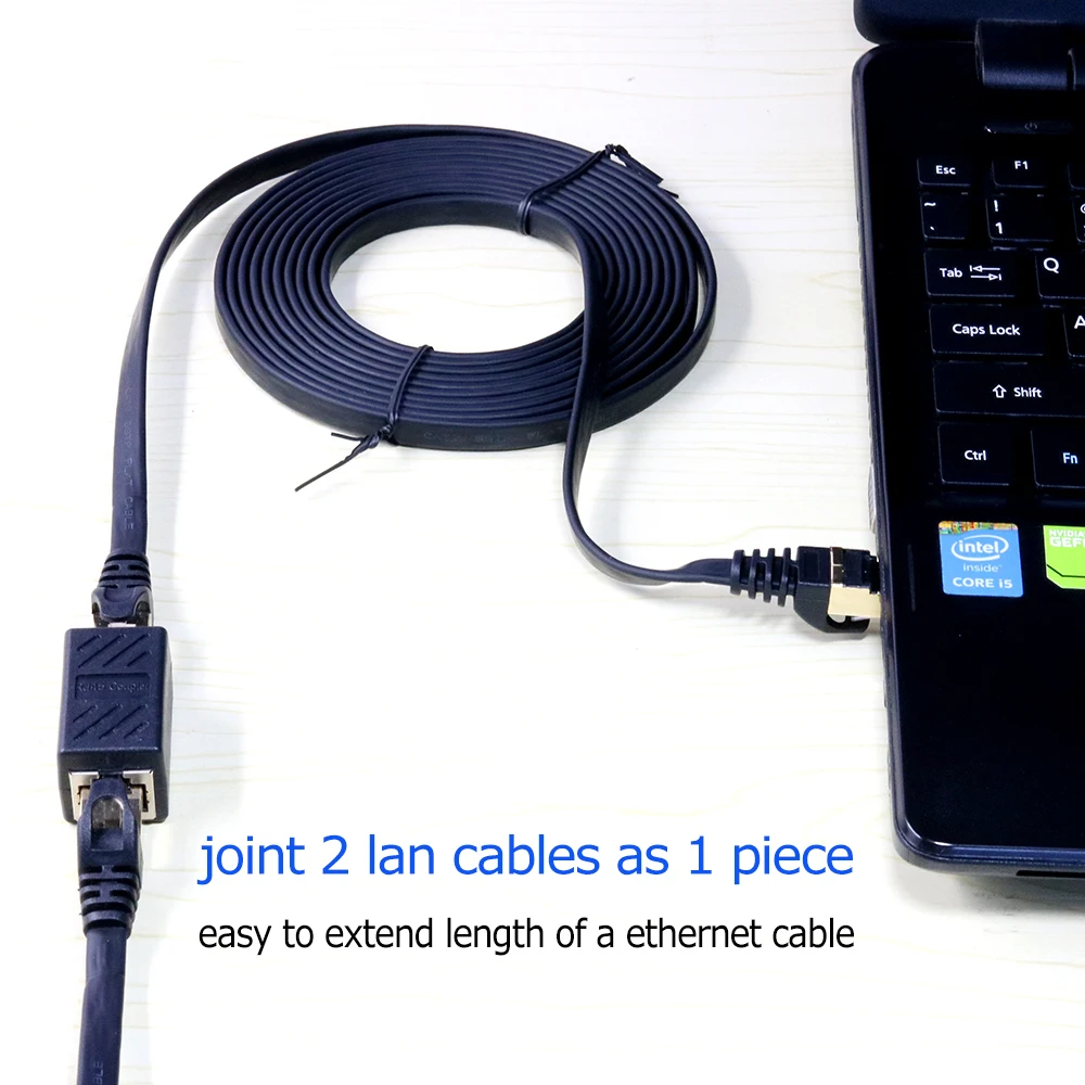 xintylink rj45 connector rg45 cat6 cat5e double ethernet cable adapter rg rj 45 network extender extension stp lan female socket