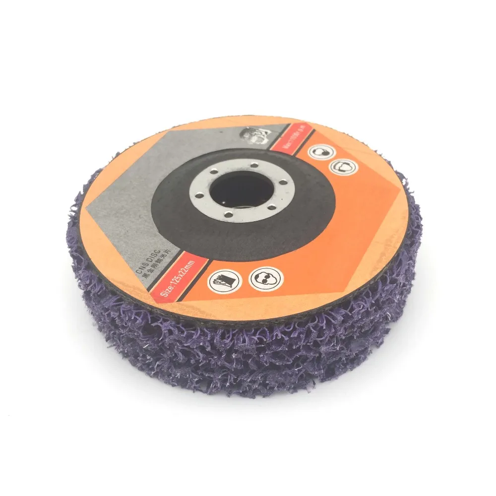 2pcs 125mm Poly Strip Disc Abrasive Wheel Paint Rust Removal Clean for Metal Abrasive Tools Angle Grinder Disc