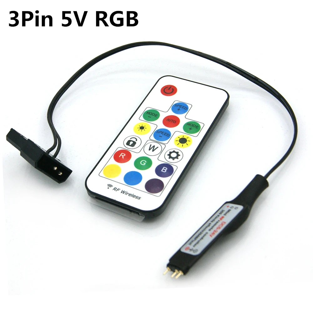 Alimentation d\'énergie de Molex 4pin de contrôleur de RVB rf pour la caisse d\'ordinateur LED allumant le hub de SYNC petde séparateur de D-RGB de