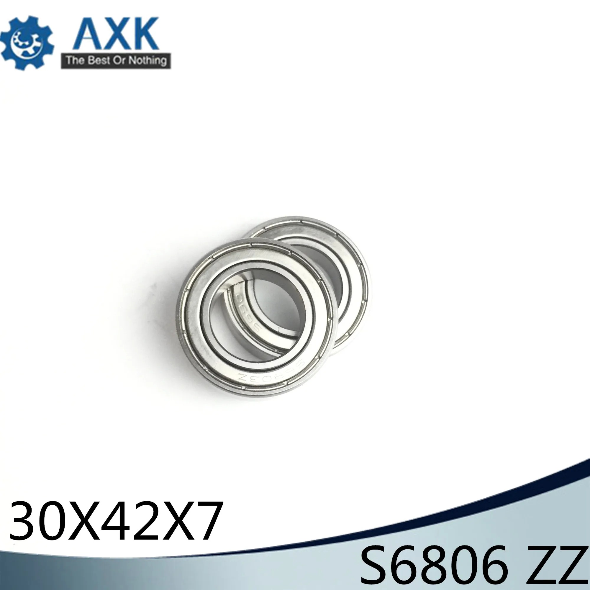 

S6806ZZ Bearing 30*42*7 mm ( 5PCS ) ABEC-1 S6806 Z ZZ S 6806 440C Stainless Steel S6806Z Ball Bearings