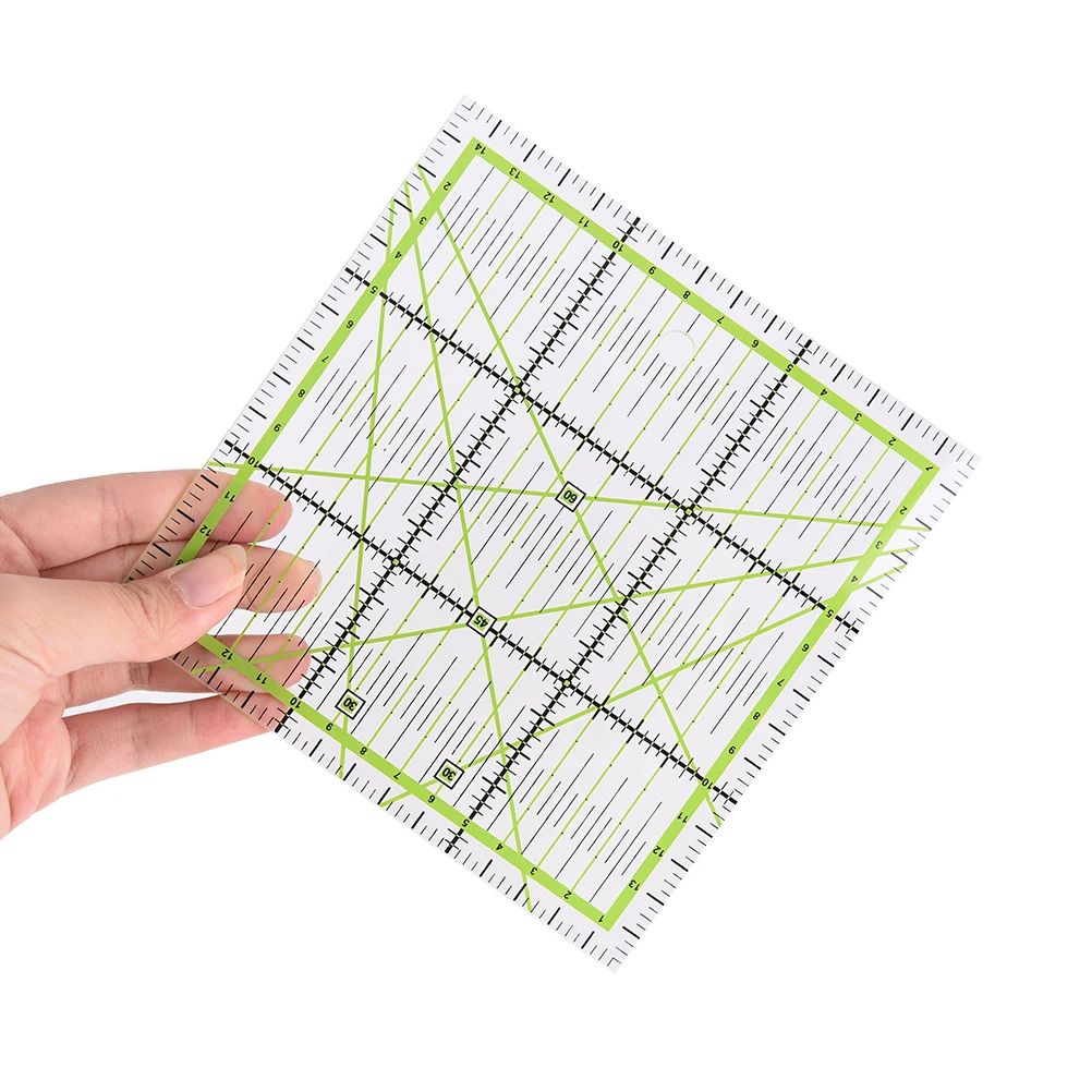 1pc Transparent Quilting Patchwork Ruler Cutting Tool Tailor