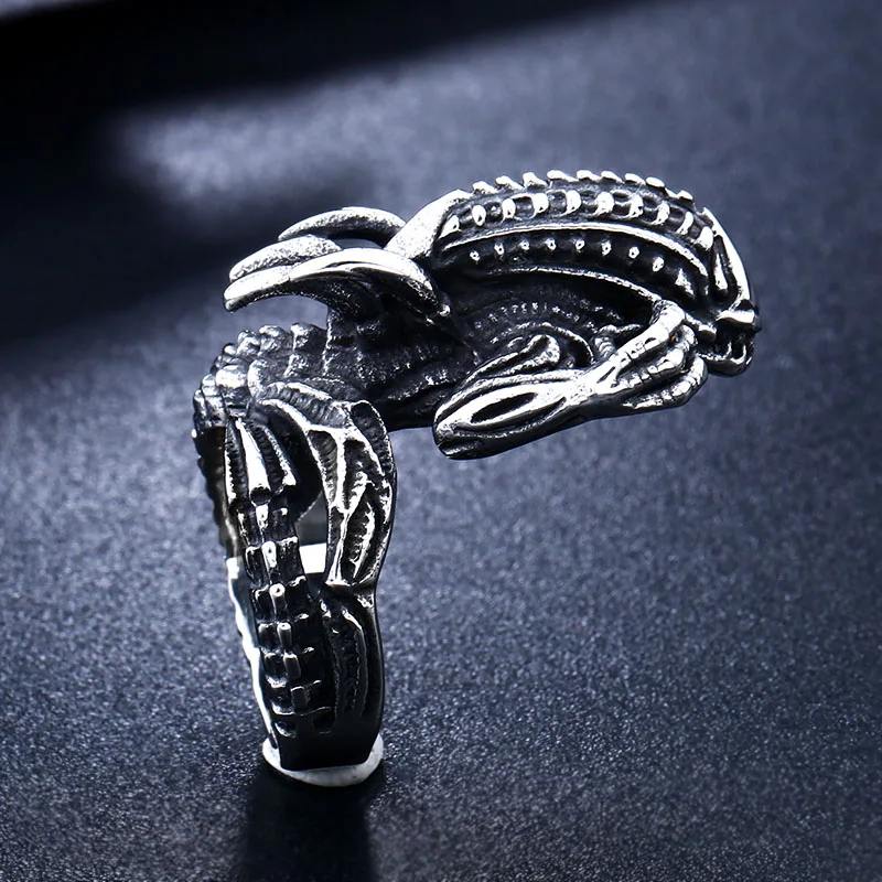 steel soldier wholesale Alien ring stainless steel new jewelry arrival for men popular