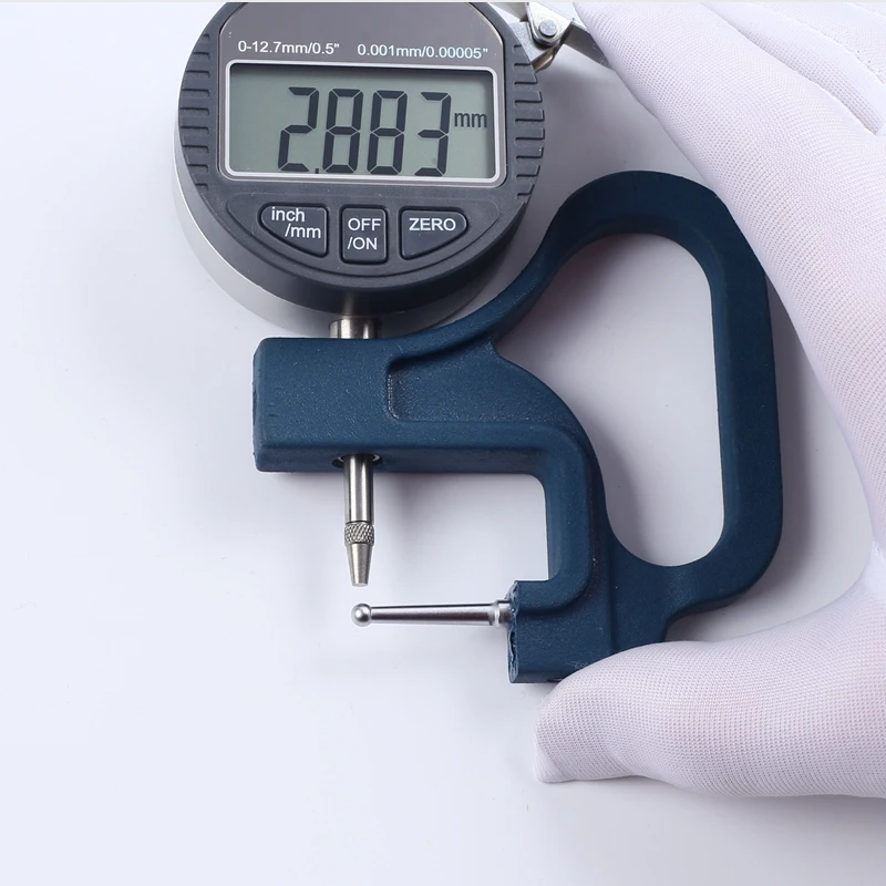 0.001mm Electronic Tube Thickness Gauge 0-10mm Digital Tube Micrometer Thick Gauge Pipe Dial Indicator Width Measure Tools