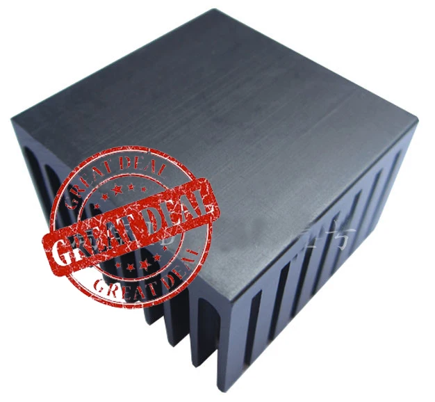 Free Ship 50PCS Custom high quality Aluminum Heatsink 37*37*24MM Super thermal block For IC etc