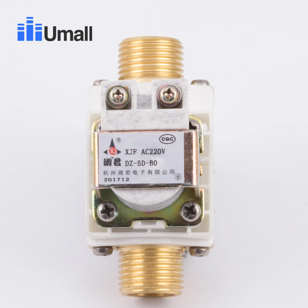 220V electric water heater solenoid temperature control valve two ways high pressure normally closed water valve heater parts