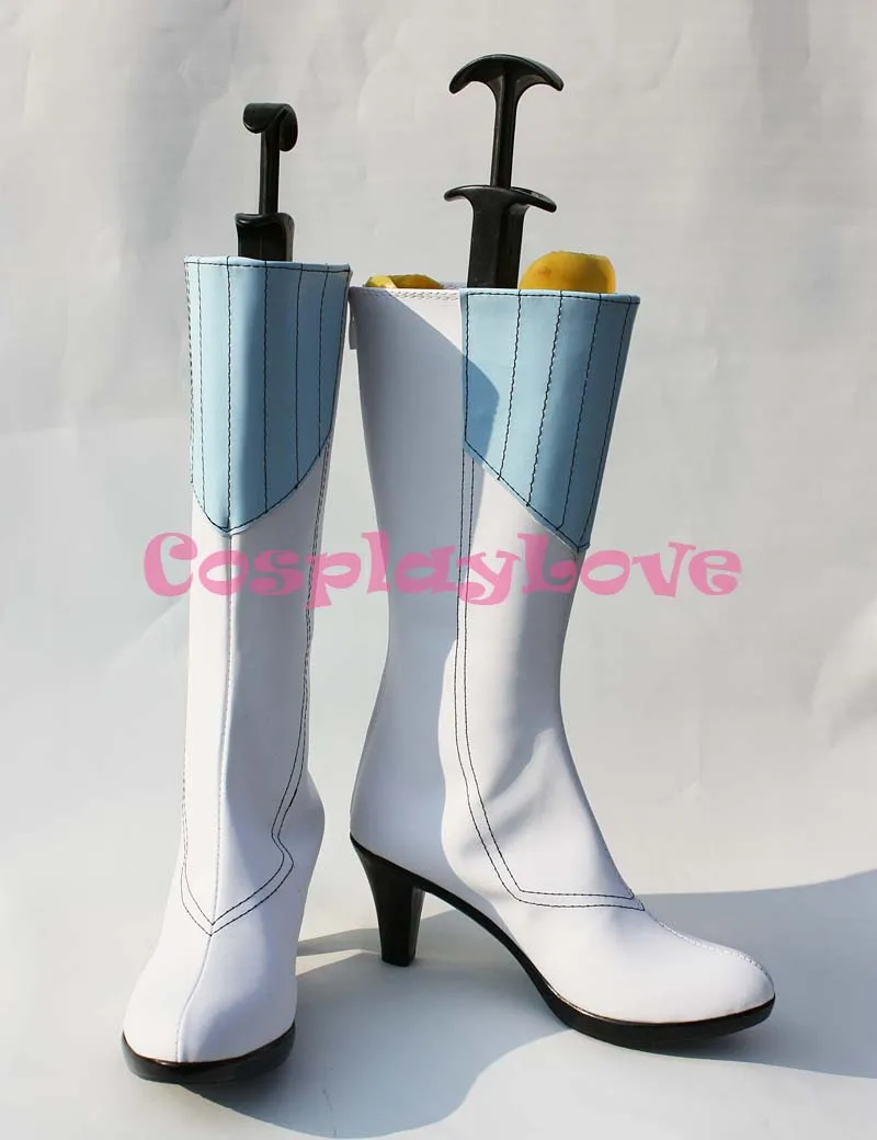 Game Unlight The Sinister Belinda Cosplay Shoes Boots White Hand Made Custom-made For Halloween Christmas Festival CosplayLove