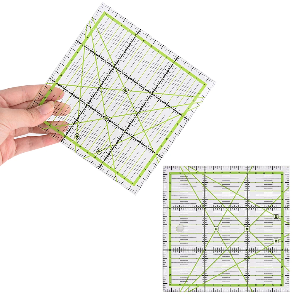 1pc Transparent Quilting Patchwork Ruler Cutting Tool Tailor