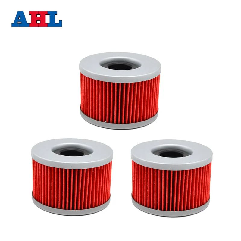 3Pcs Motorcycle Parts Oil Filter For HONDA XR250 SUPER 250 XR 250 XR400R XR 400R XR400 R XR 400 R 1994-2004