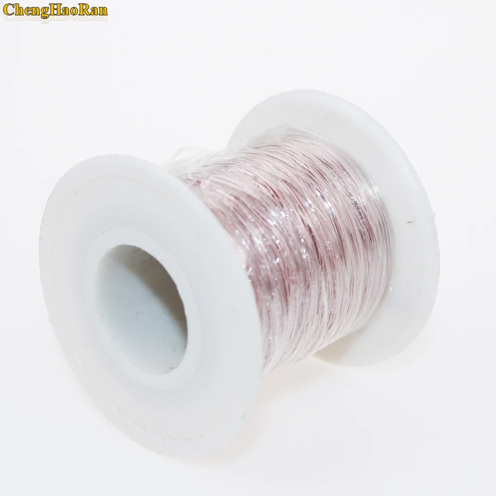 ChengHaoRan 100 meter 0.07x4 shares 0.07x5 strands Liz wire multi-strand polyester cable envelope copper wire yarn line