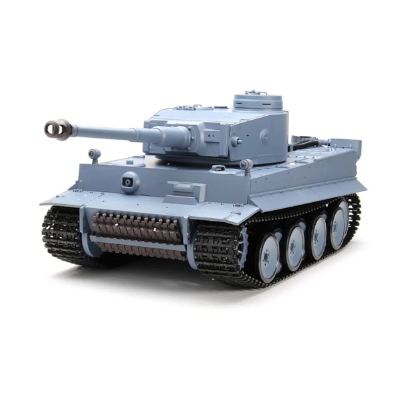 German Tiger Heavy-duty Remote Control Tank Smoke Rotating 320° Metal Rocker arm 2.4G 1:16 RC Military Model Tank kids Toys gift