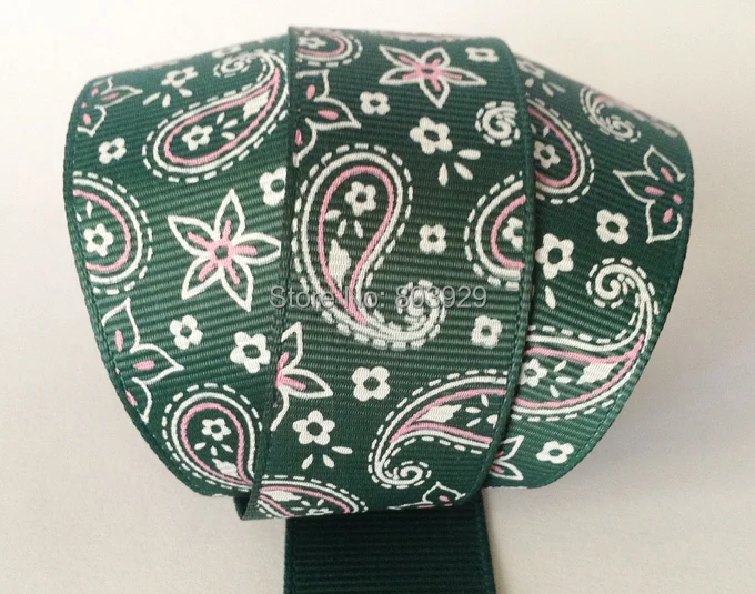 

(100 ярдов/партия) 1 "Охотник Пейсли печать подарочная лента