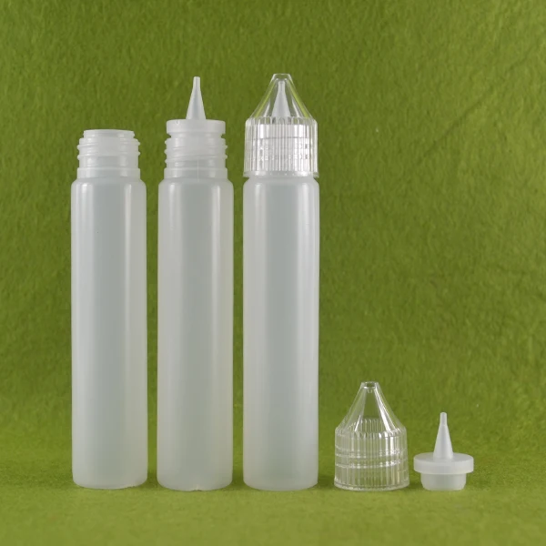 

Unicorn Bottle e liquid bottles 30ml dropper Plastic empty Pen style bottle with colorful cap clear screw cap with long time
