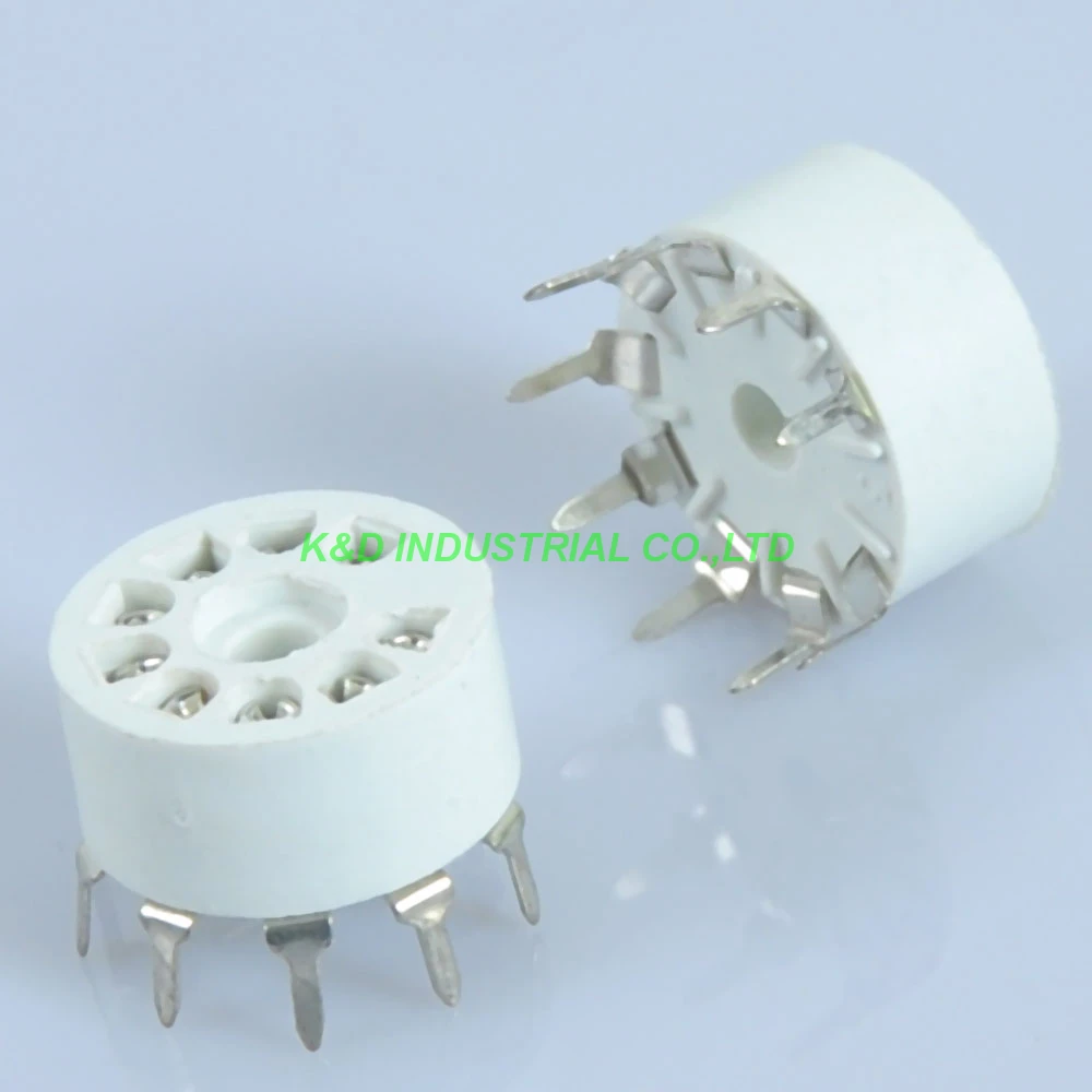 5 stücke Kunststoff rohr buchse 9-polige Leiterplatte halterung b9a Basis 12 ax7 6 dj8 ecc82 b329 für Röhren verstärker