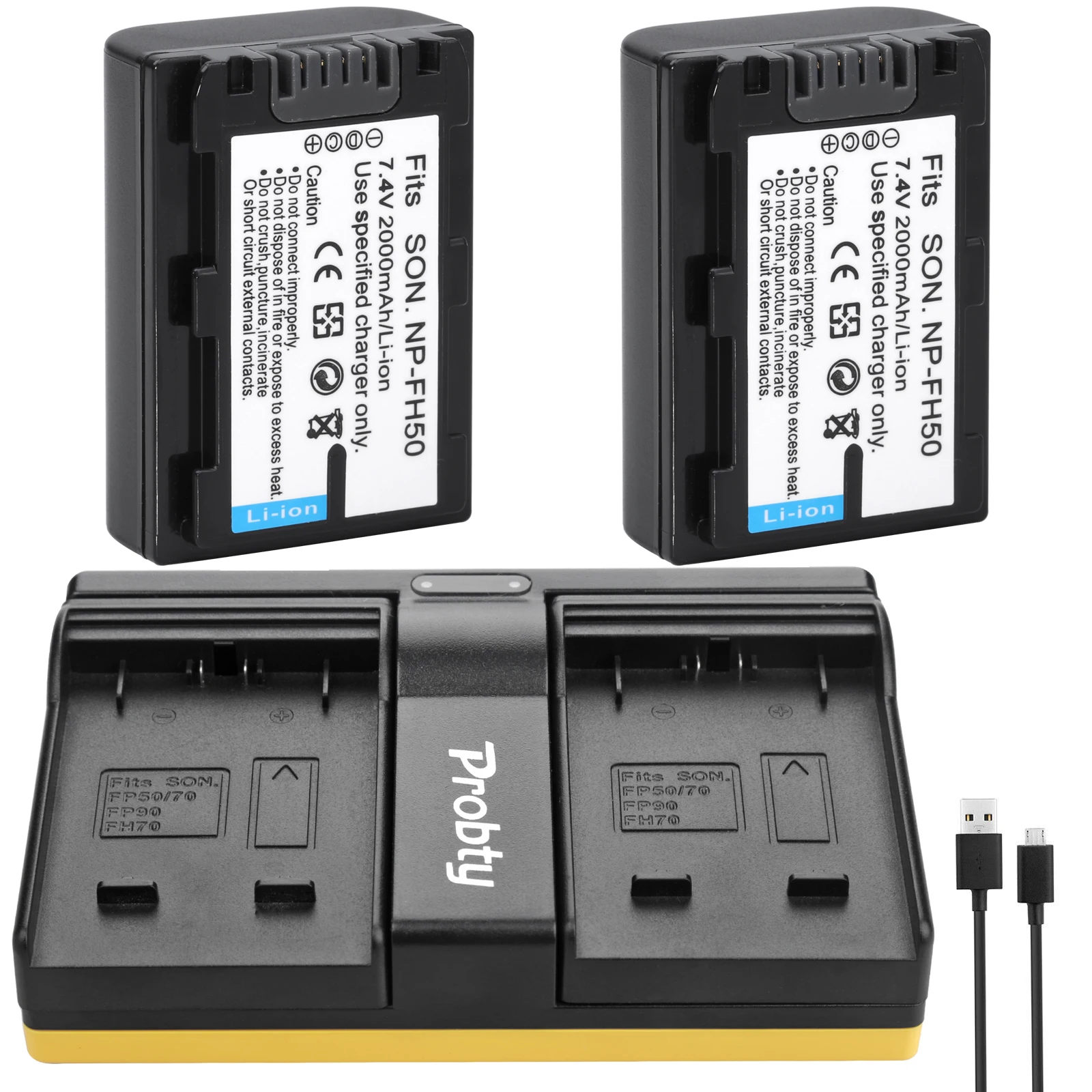 NP-FH50 Battery + Charger For Sony NP-FH40 DSC-HX1 HX100V DSLR A230 A330 DCR-DVD205  DCR-DVD305  DCR-DVD308  DCR-DVD403