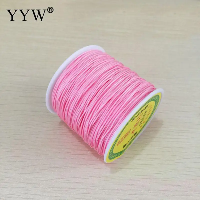 Poliamida Nonedible Tali Nilon Benang Jahit Simpul Cina Macrame Cord untuk Tali Sutra Manik-manik String Kostum DIY Membuat Perhiasan