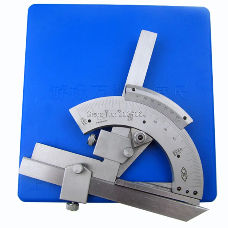 320 Degree Universal Bevel Protractor Angular Dial Length 150mm