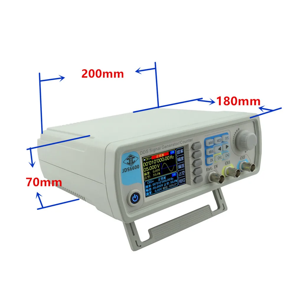 JDS6600 Series 15/30/40/50MHZ Digital Control Signal Generator Dual-channel DDS Function Arbitrary Sine Waveform Frequency Meter