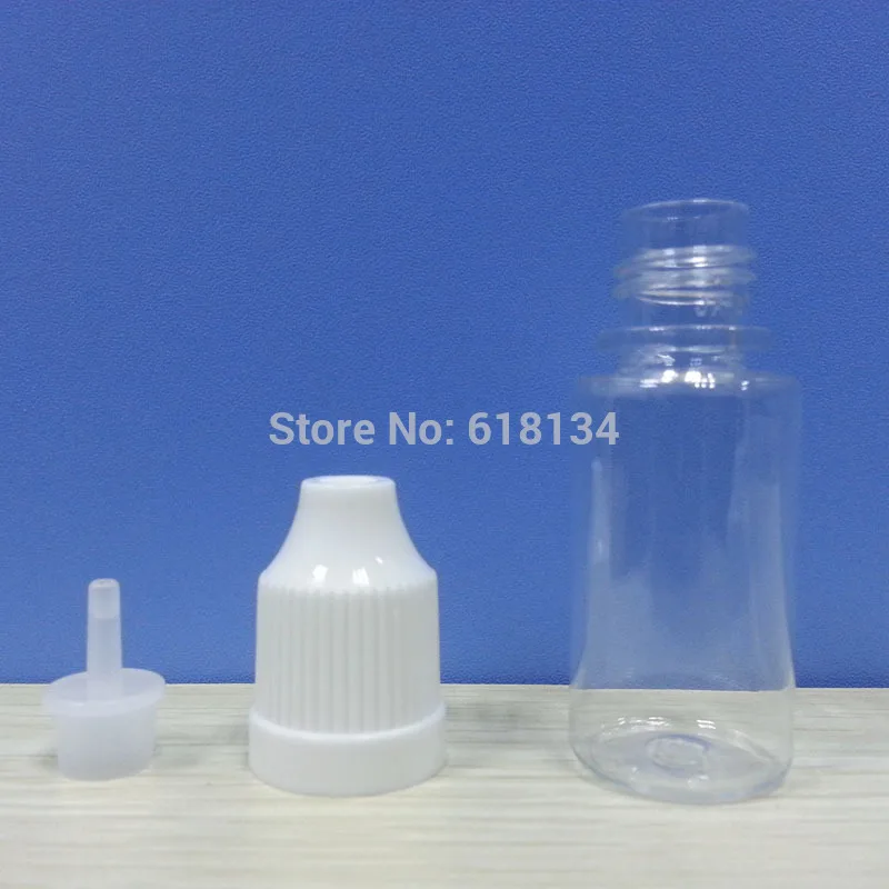 Wholesale Free shipping 2500pcs 10ML PET Eye Dropper Bottle with  dropper tip  childproof caps