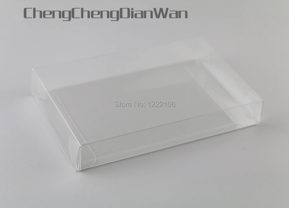 1 قطعة حافظة حماية لخراطيش الألعاب شفافة وشفافة CIB ألعاب بلاستيكية PET حامي لصناديق ألعاب SNES