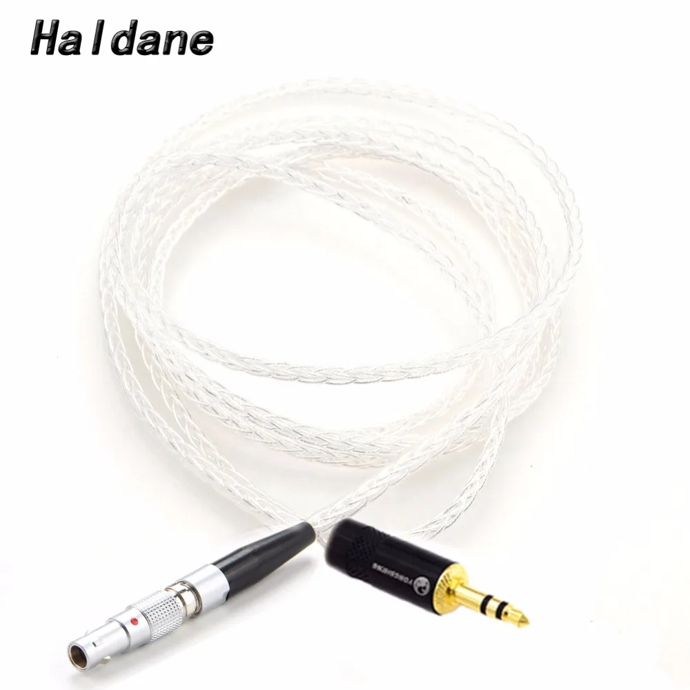 Free Shipping Haldane 8 Cores 7N OCC Silver Plated Earphone Upgraded Cable Wire For K812 Reference HeadphoneS