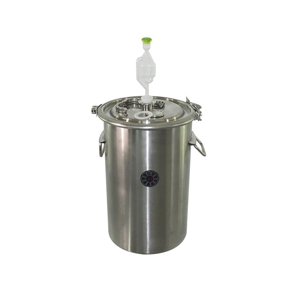 60L 304 Stainless Steel Bucket Home Brewing Fermentation Tank For Wine & Beer Fermenter With Anchor Ear Design Storage Container