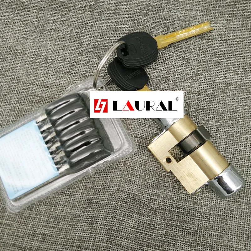 

Type 11 AB Key Security Anti-Theft Copper Door Lock Core with Keys Entrance Lock Cylinder
