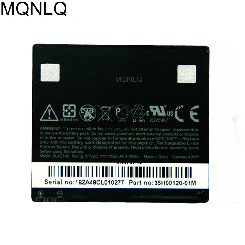 BLAC160 Battery For DOPOD Touch Pro HD For HTC BLAC100 100 T8282 T8285 Touch HD Pro HD For T-MOBILE Touch Pro HD MQNLQ