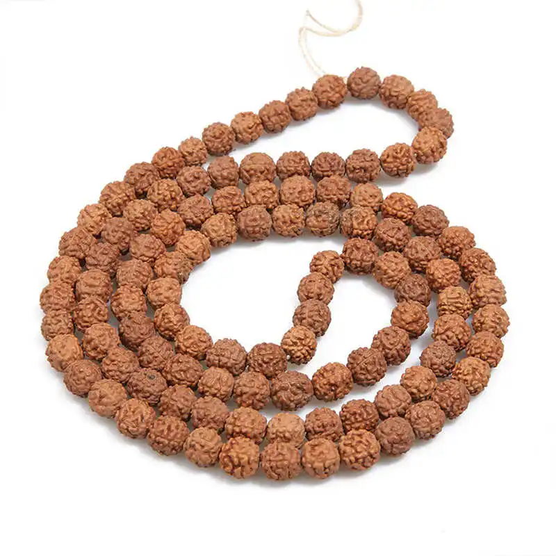 

10Strands Real Natural Rudraksha Bodhi Beads 4mm 5mm 6mm 7mm 8mm TSB0530