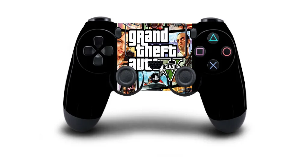 1pc Grand Theft Auto V GTA 5 PS4 Skin Sticker Decal For Sony PS4 Playstation 4 Dualshouck 4 Game PS4 Controller Sticker