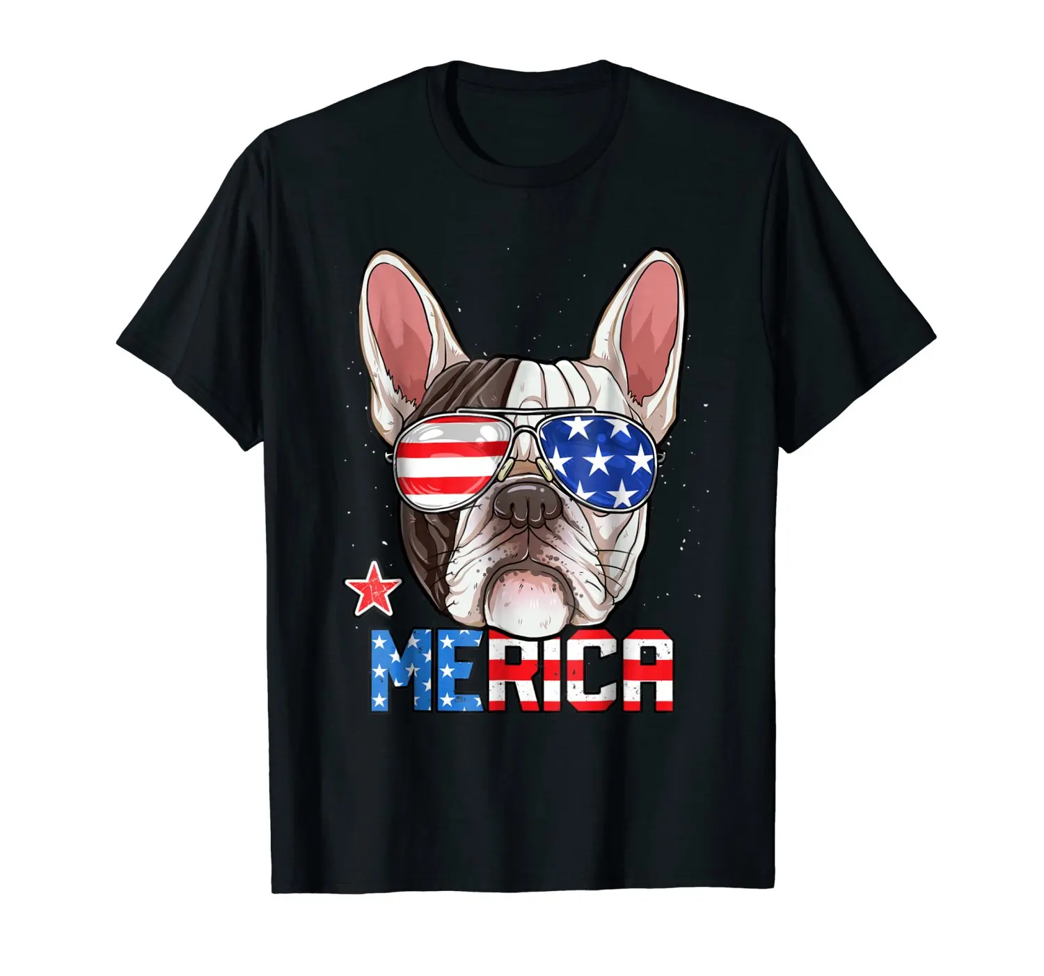 Brand Summer Men Cotton Clothing High Quality French Bulldog Merica 4Th of July T Shirt Men Boys Dog Puppy Customize Tee Shirts